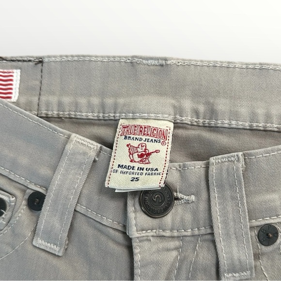 True Religion Women’s Size 25 Grey Skinny Jeans - Picture 5 of 5